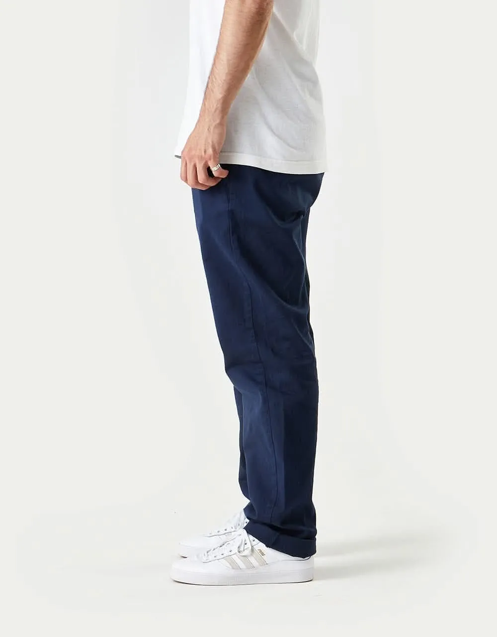 Route One Premium Relaxed Fit Chinos - Navy