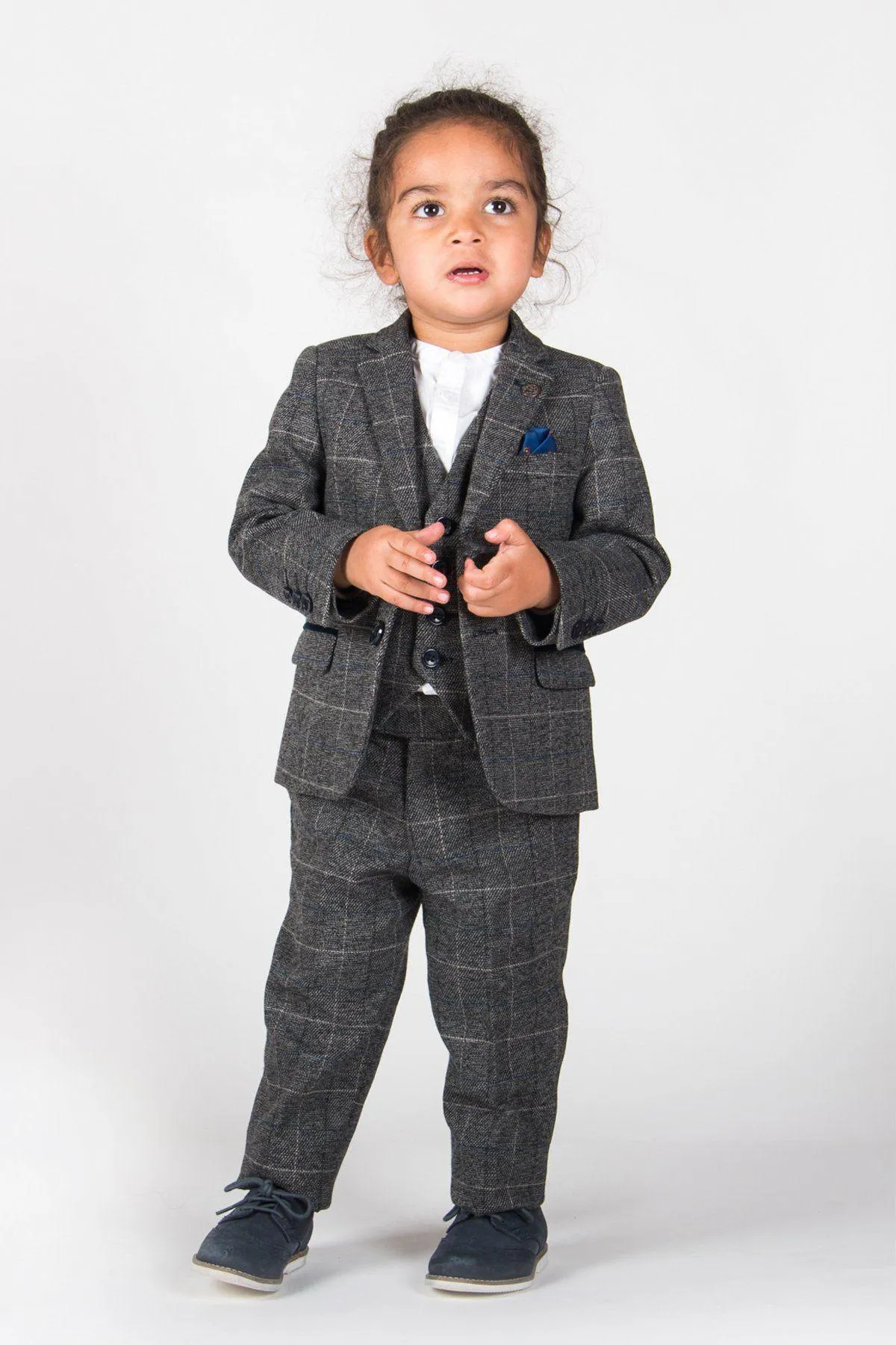 Scott Grey Boys Wedding Suit | Wedding Suit | Father & Son Suit | Kids Suit