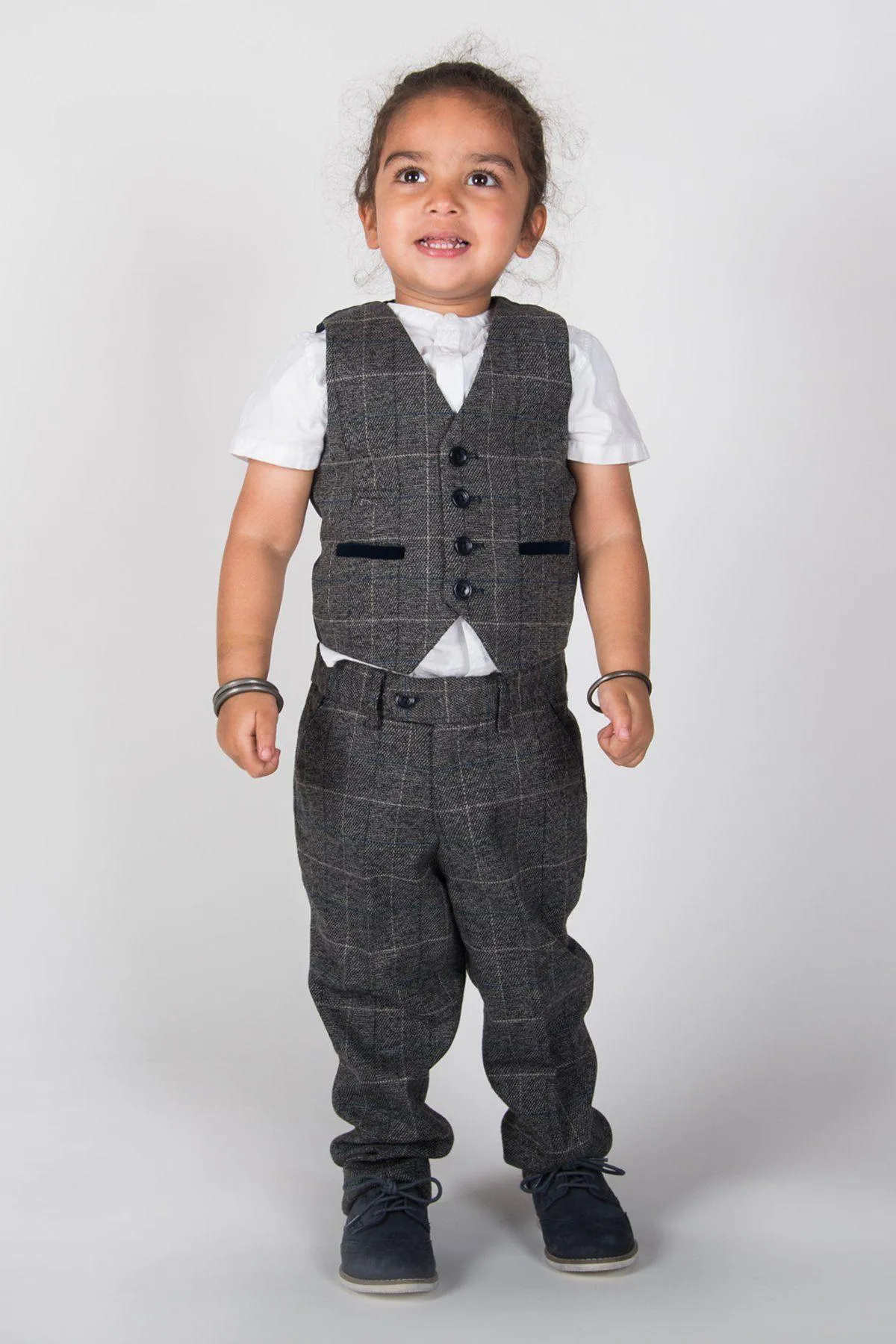 Scott Grey Boys Wedding Suit | Wedding Suit | Father & Son Suit | Kids Suit