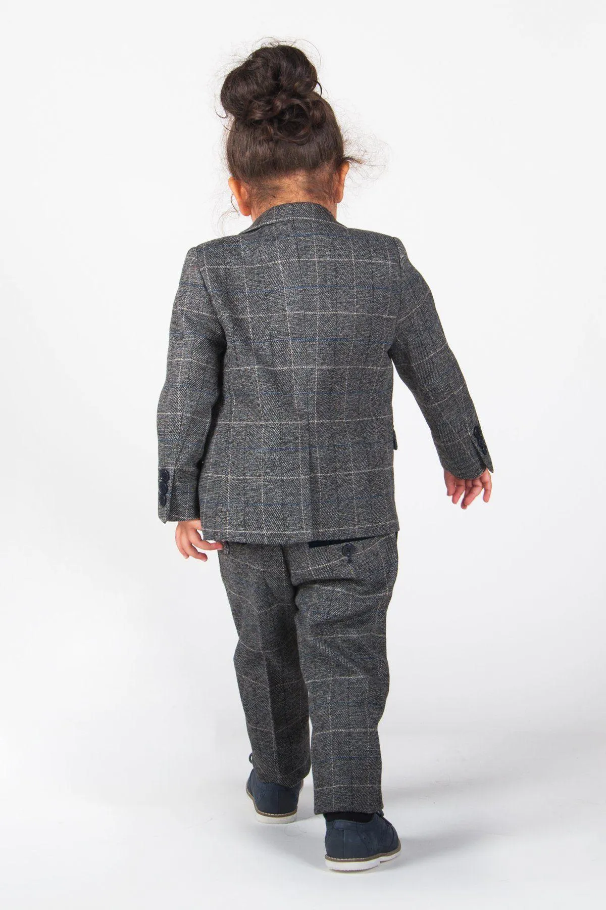 Scott Grey Boys Wedding Suit | Wedding Suit | Father & Son Suit | Kids Suit