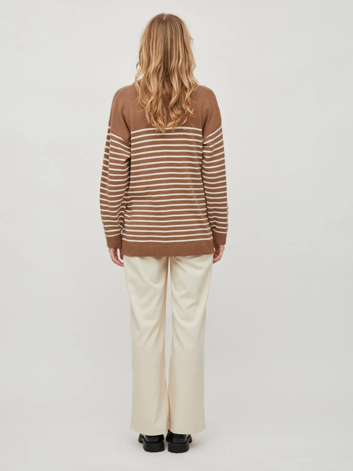 Shaunagh Striped Cardigan (Portabella Birch)