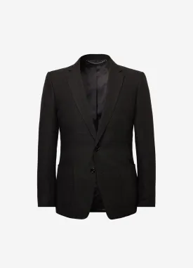 Soft Linen Blazer Black