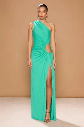 Sonya Nour Knit Maxi Dress - Turquoise