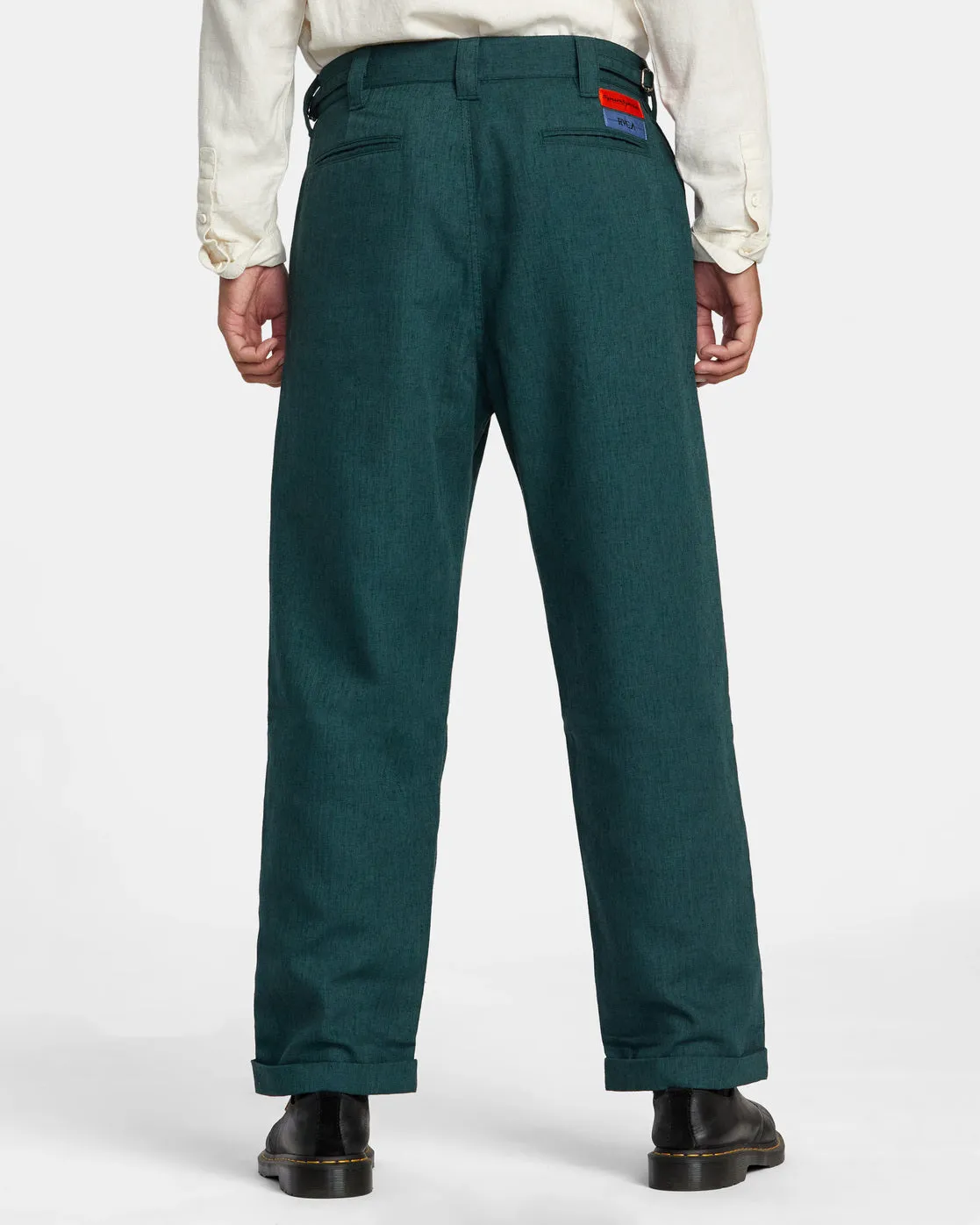 Spun Spirit Studio Chinos - Deep Forest