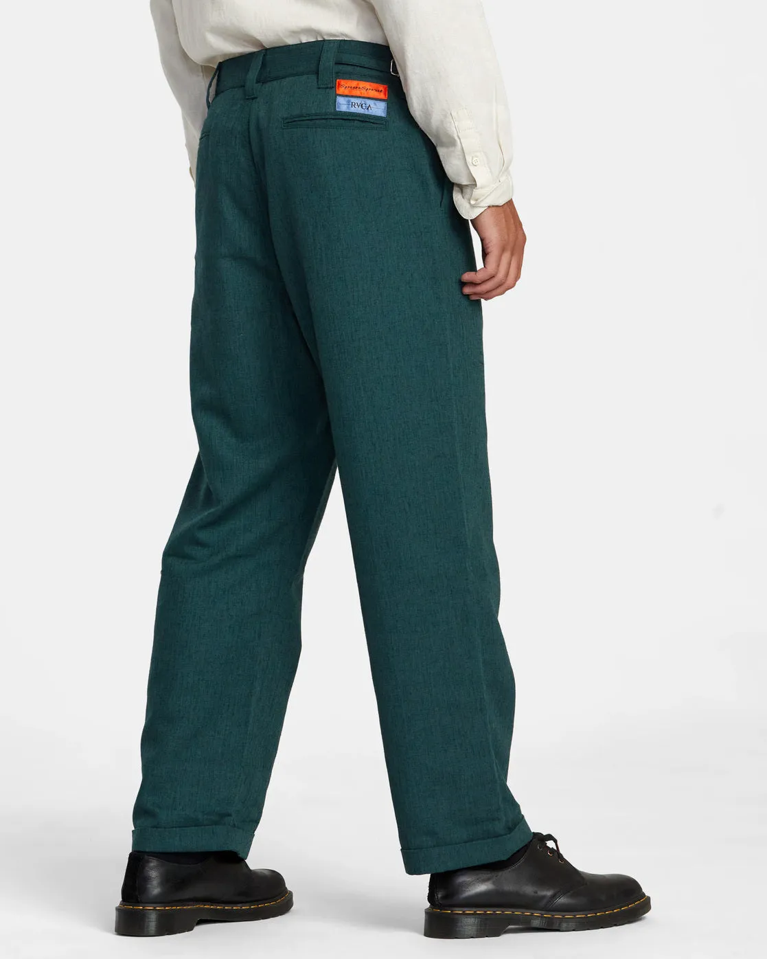 Spun Spirit Studio Chinos - Deep Forest