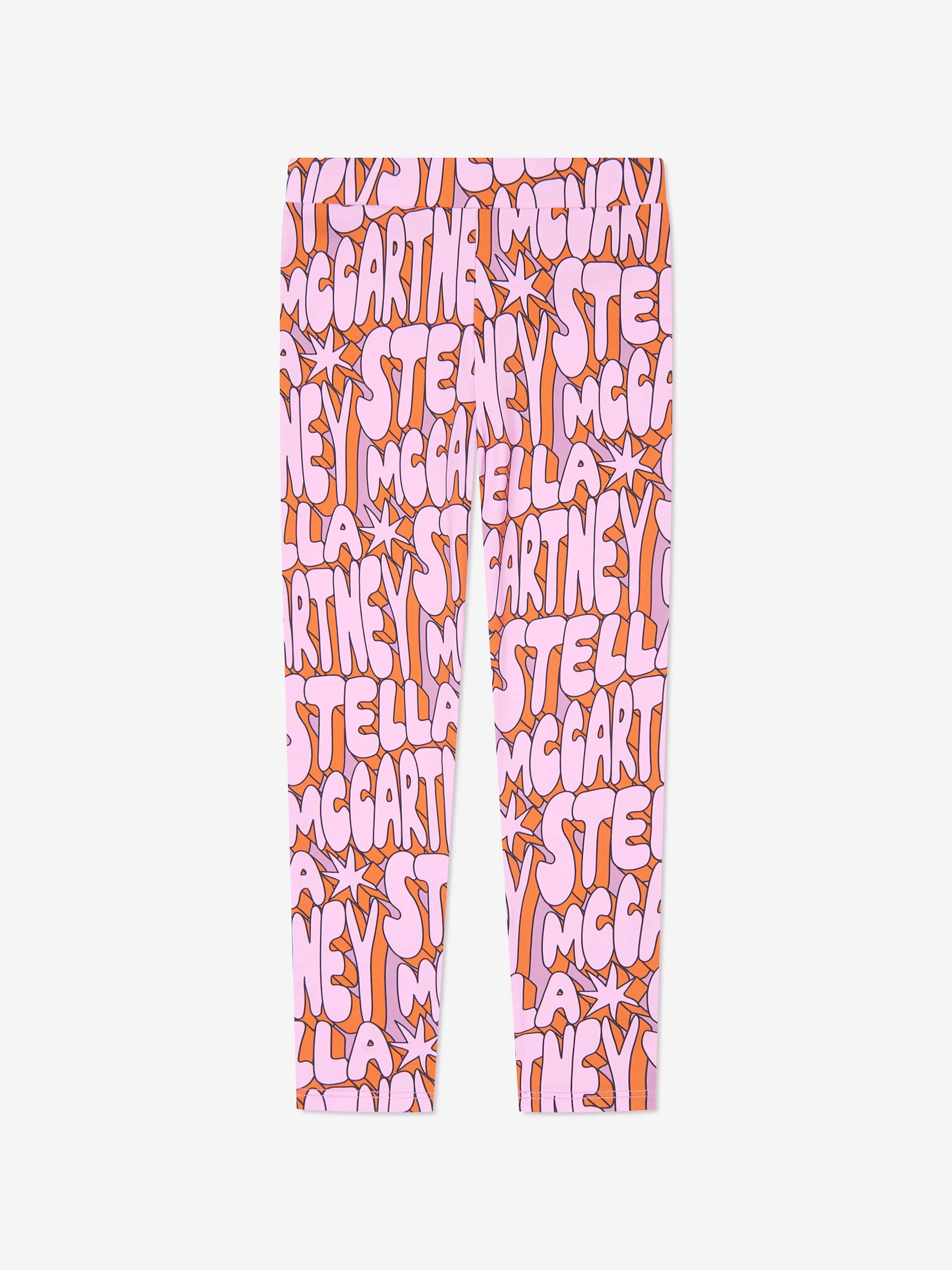 Stella McCartney Girls Logo Leggings in Pink