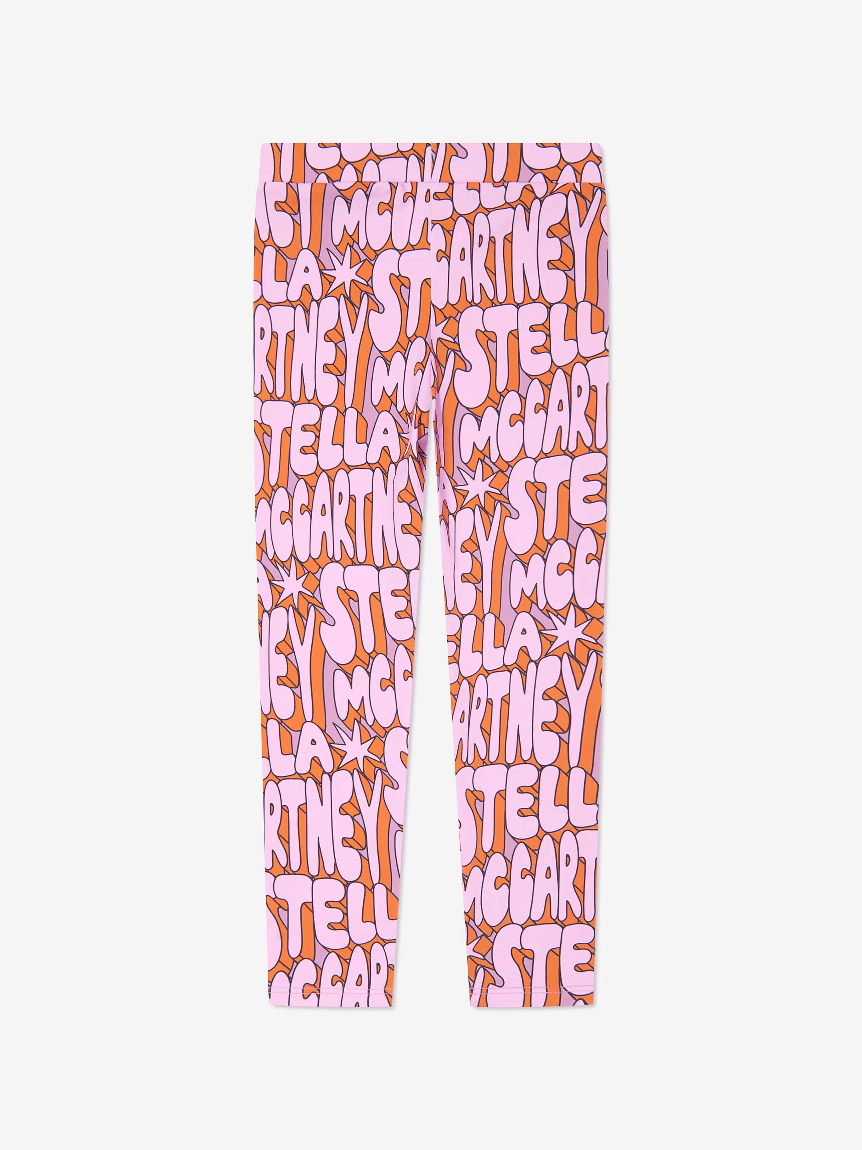 Stella McCartney Girls Logo Leggings in Pink