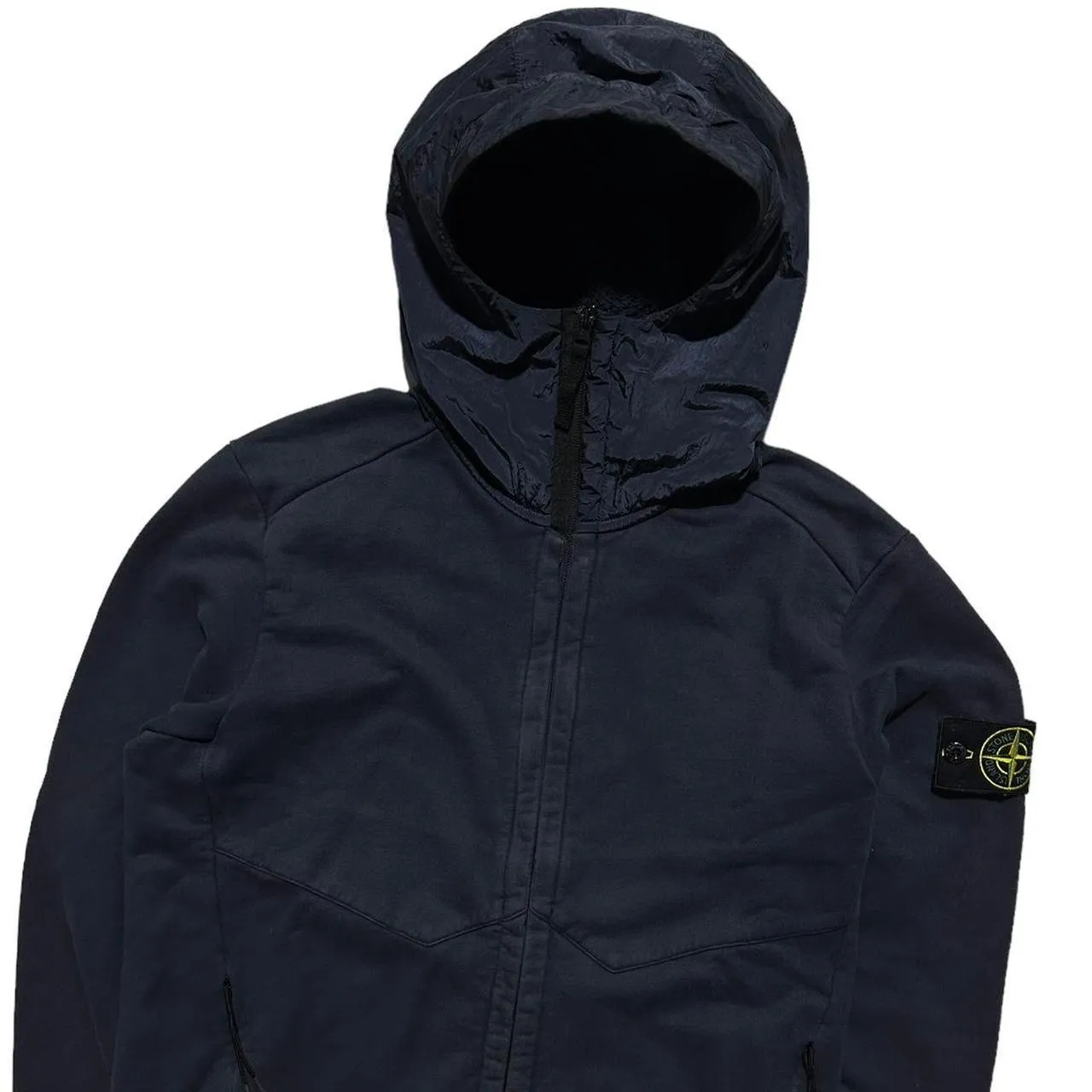 Stone Island Full Zip Nylon Hood Hoodie