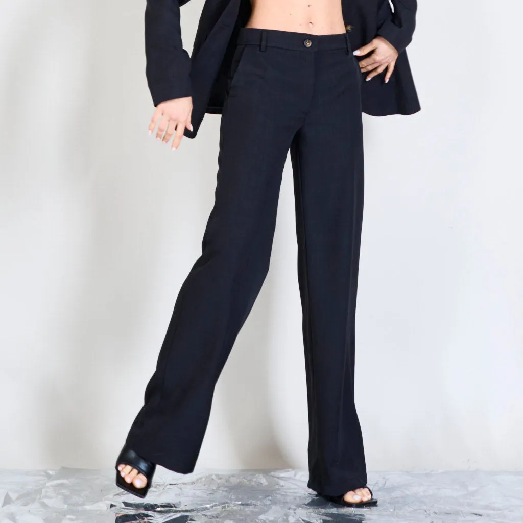 Straight plain trousers wholesale