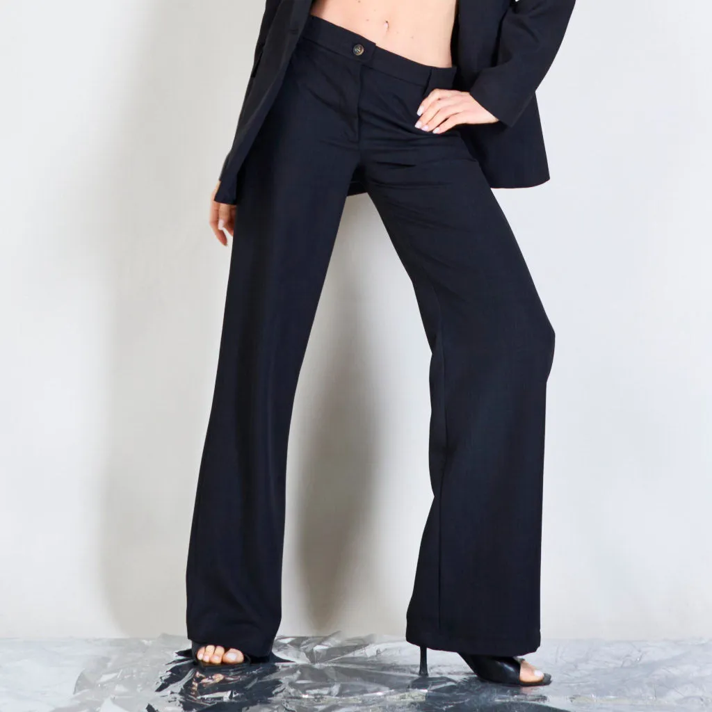 Straight plain trousers wholesale