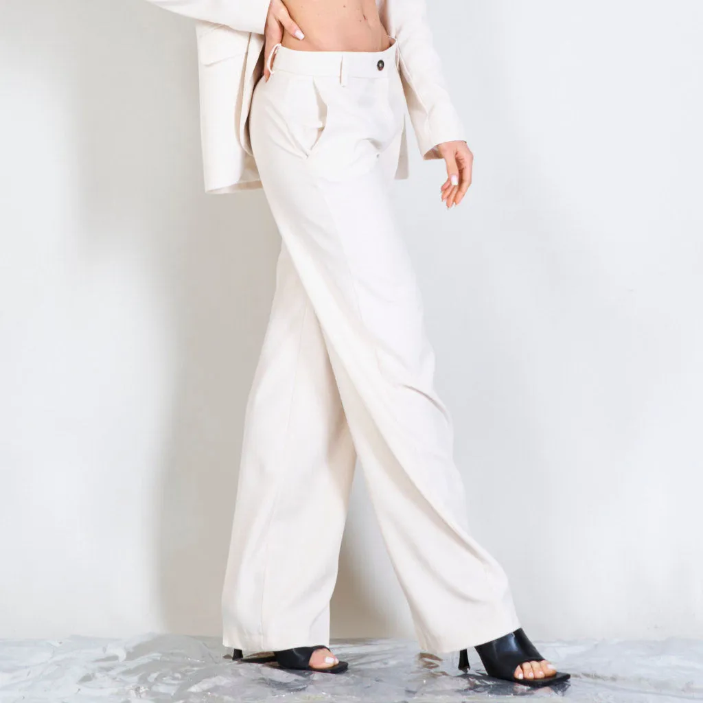 Straight plain trousers wholesale