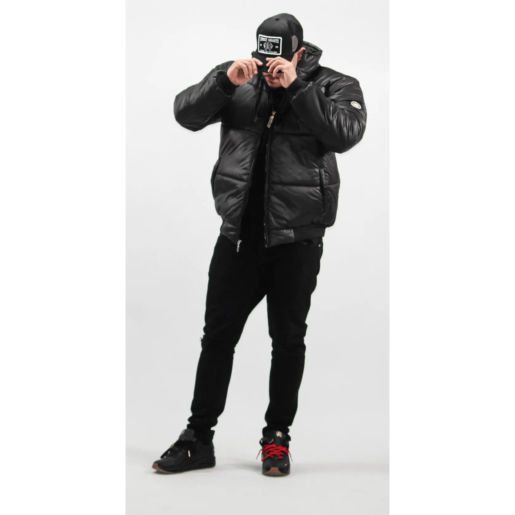 Street Smarts - Puffer Jacket  (BLACK)