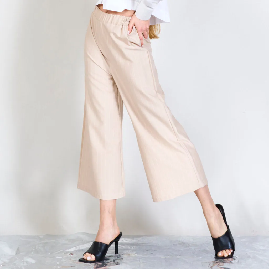 Stripped cropped pants wholesale