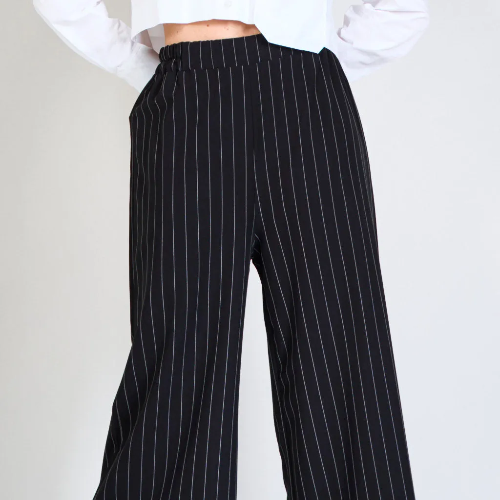 Stripped cropped pants wholesale