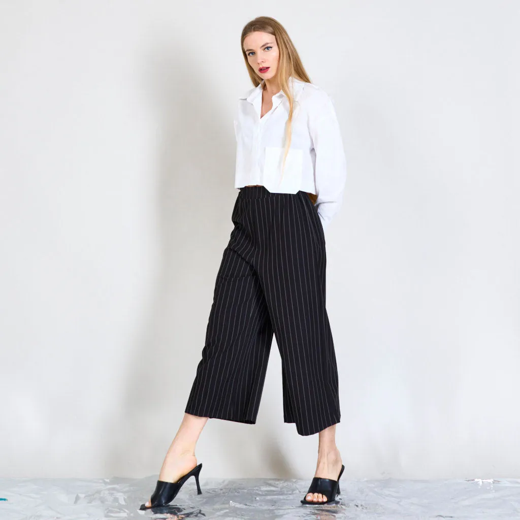 Stripped cropped pants wholesale