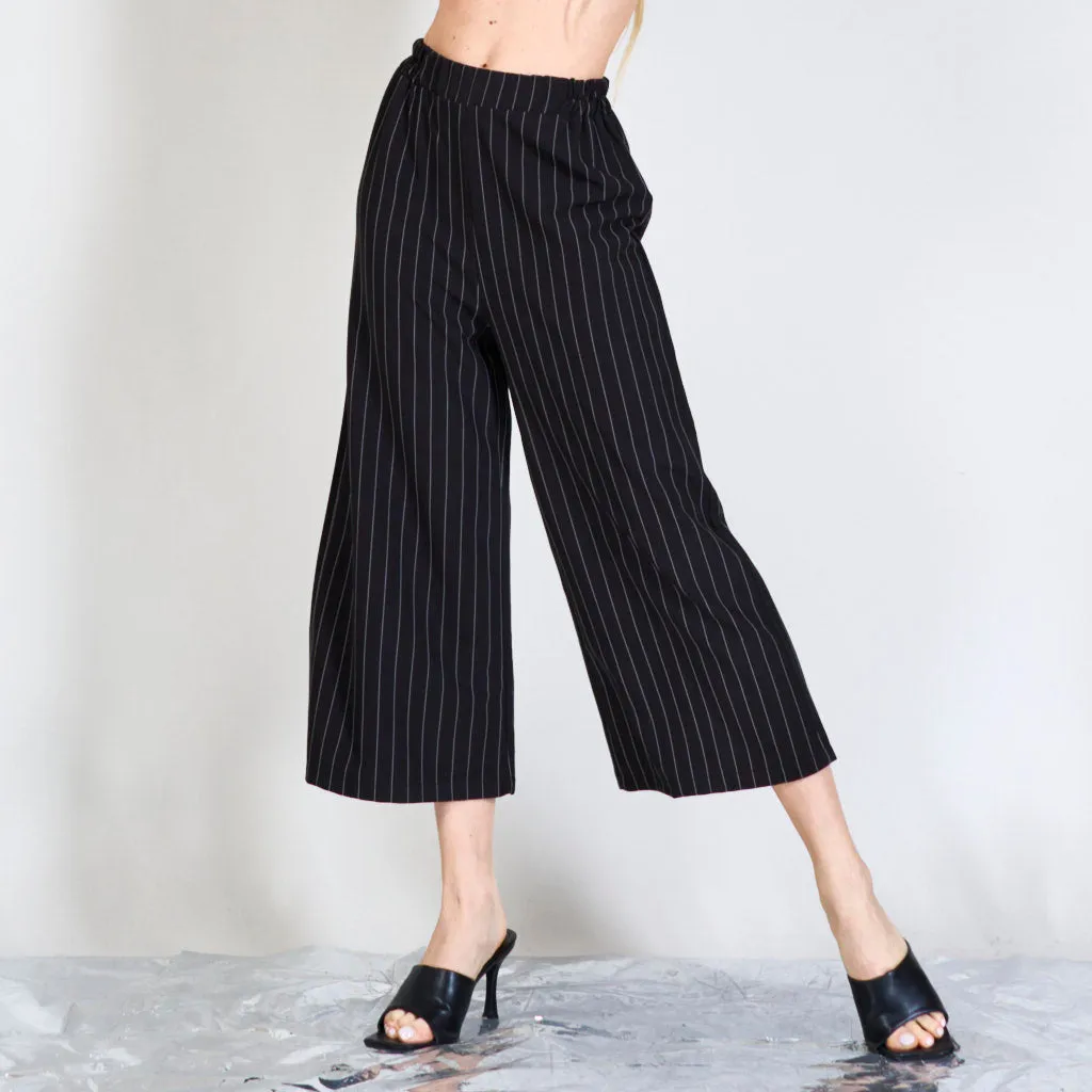 Stripped cropped pants wholesale