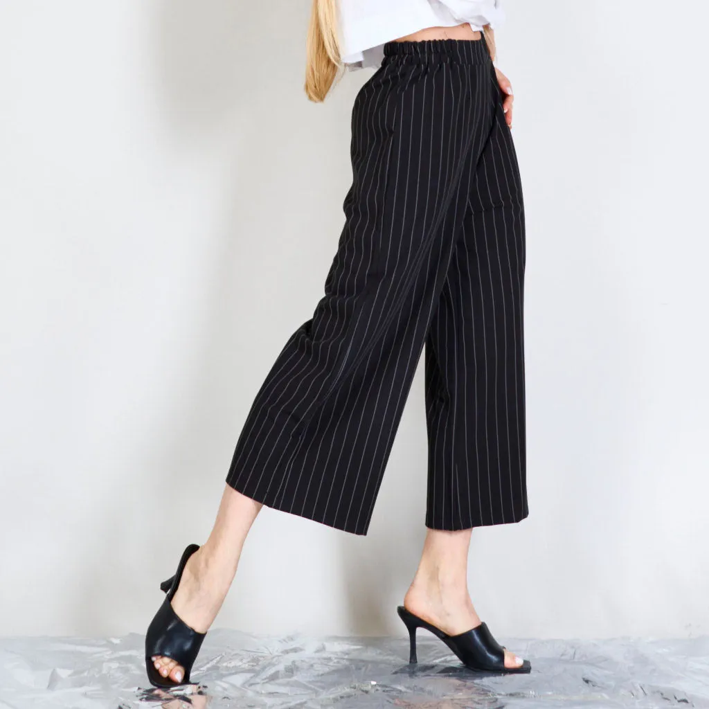 Stripped cropped pants wholesale