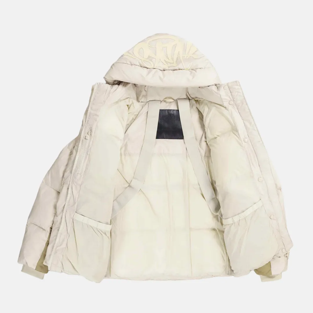 Syna Down Puffer Jacket - Cream