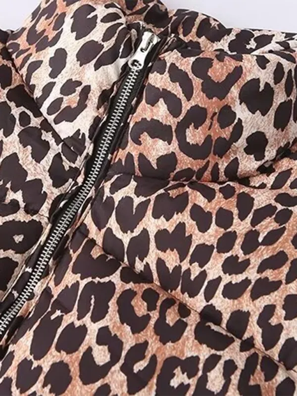 The Leopard Puffer Jacket for Women