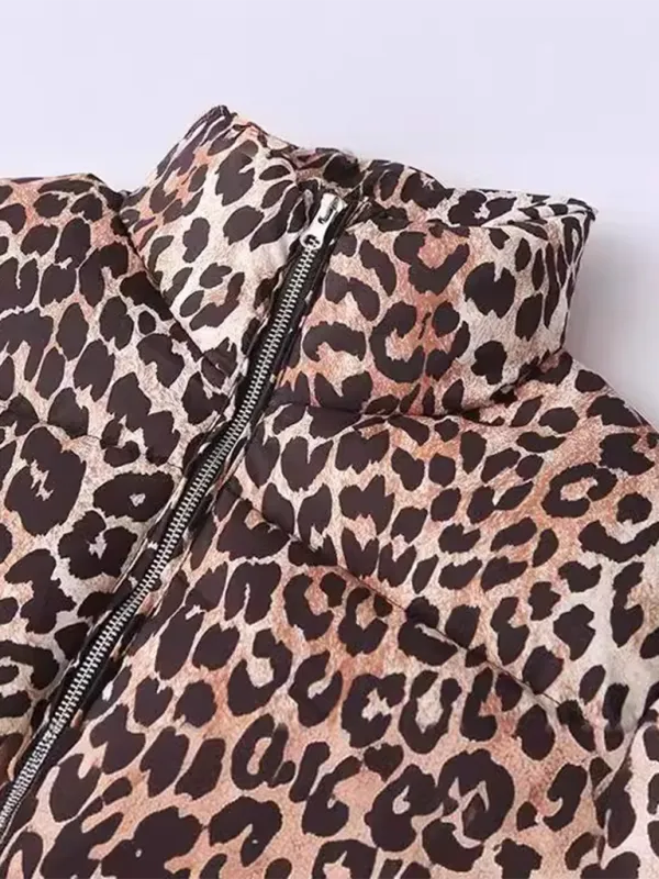 The Leopard Puffer Jacket for Women