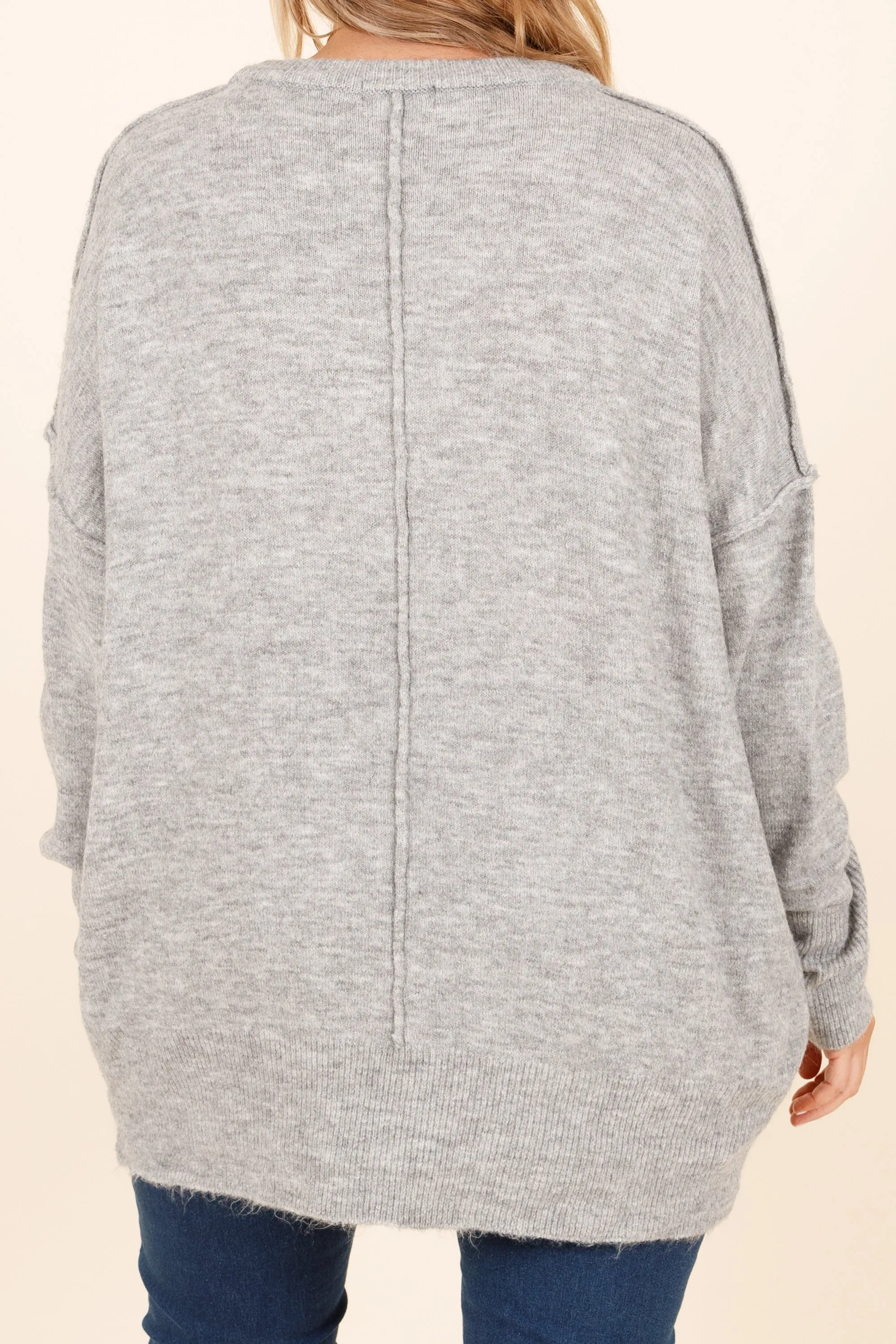 The Night Before Sweater, Heather Grey