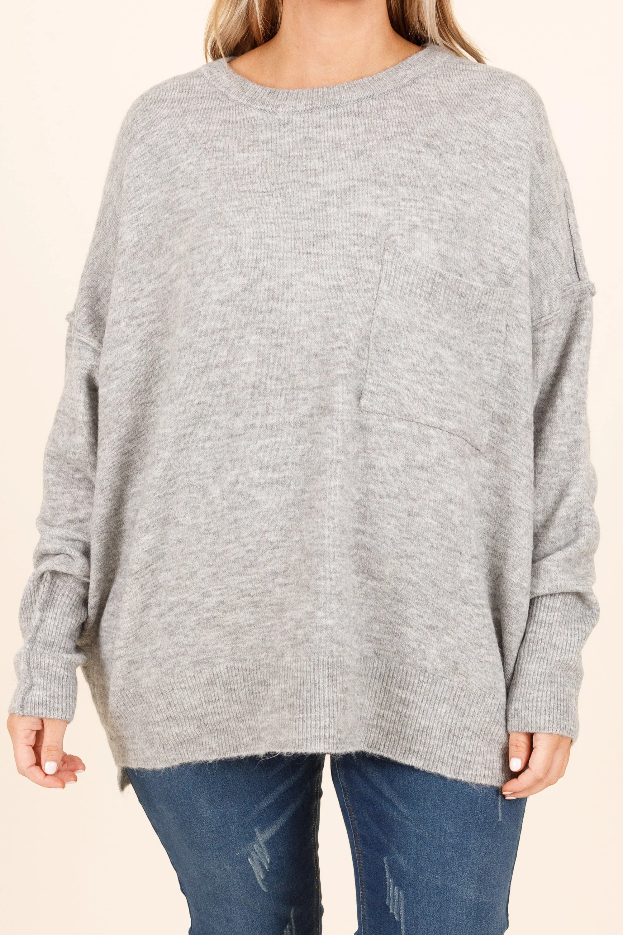 The Night Before Sweater, Heather Grey