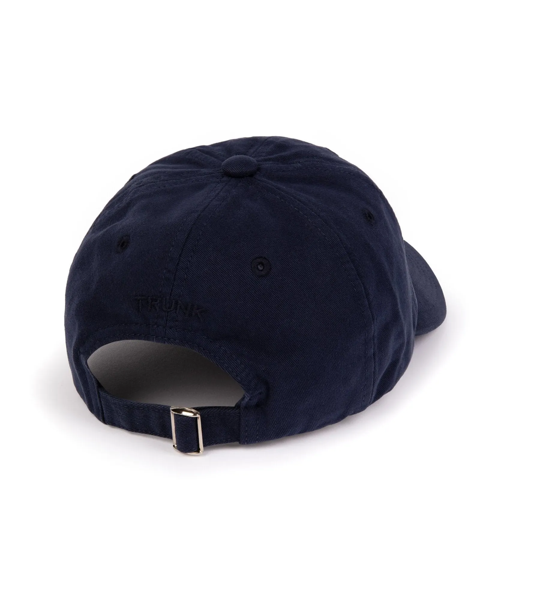 Trunk Washed Cotton Twill Baseball Cap: Navy