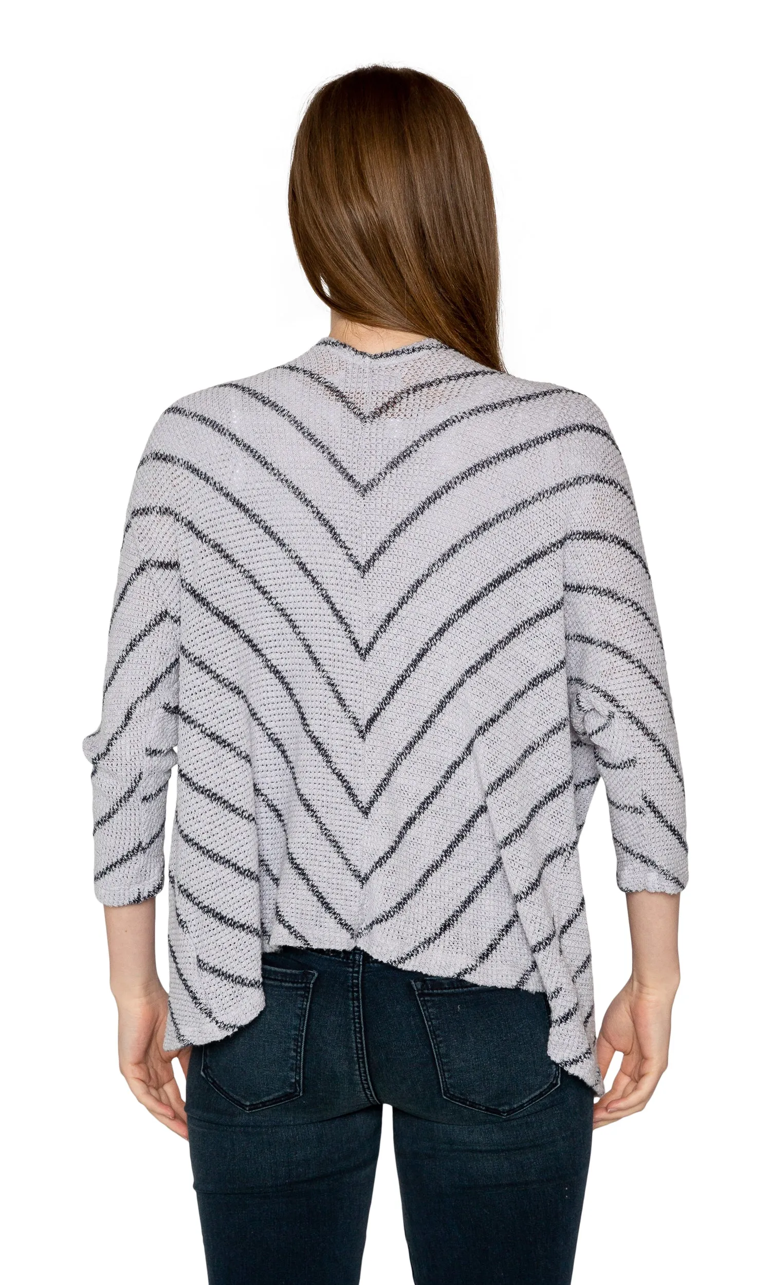 Velvet by Graham & Spencer Calera Striped Dolman Knit Cardigan