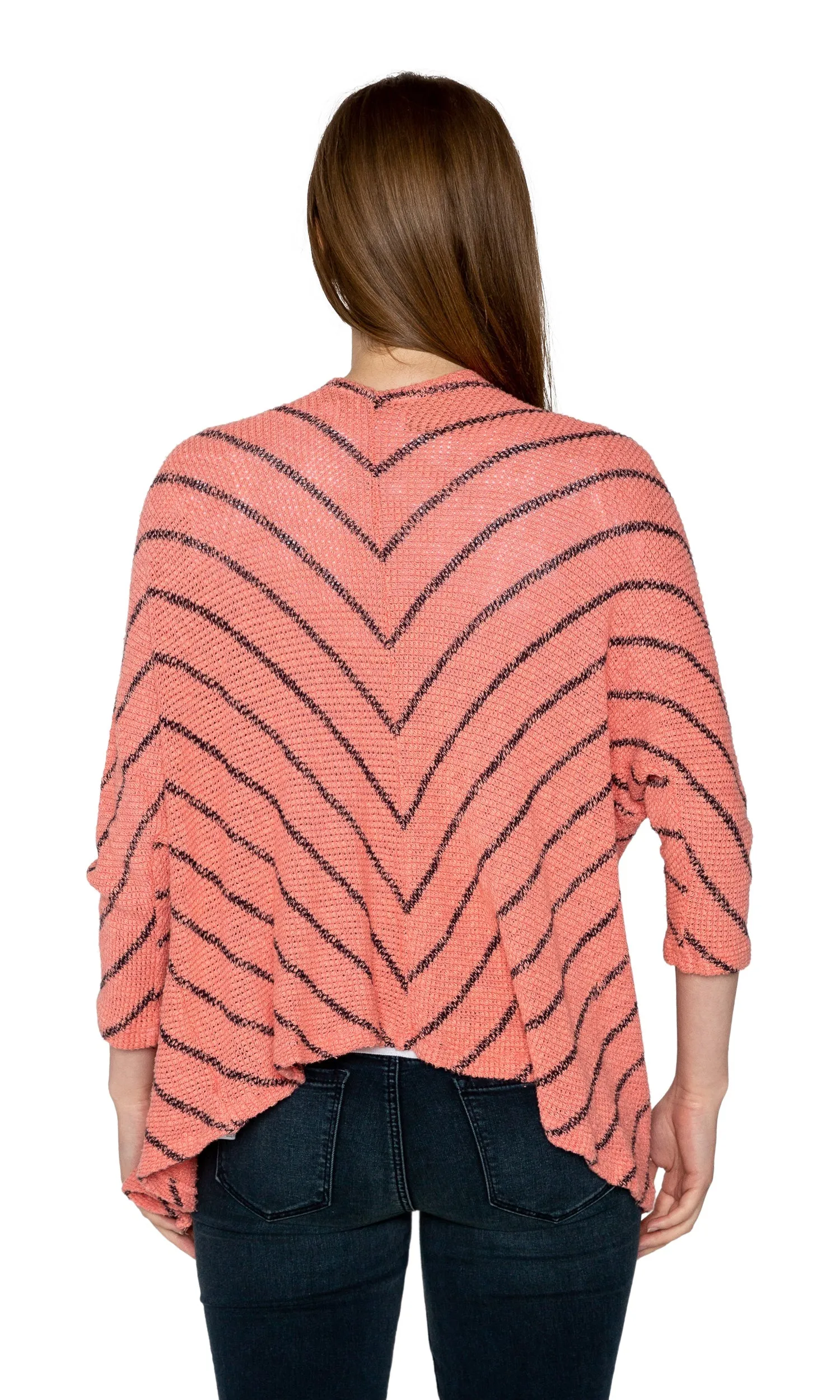 Velvet by Graham & Spencer Calera Striped Dolman Knit Cardigan