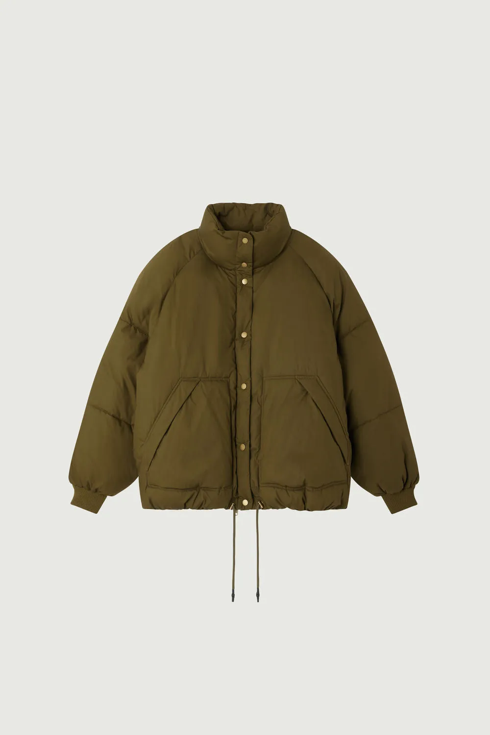 WING KHAKI PUFFER JACKET