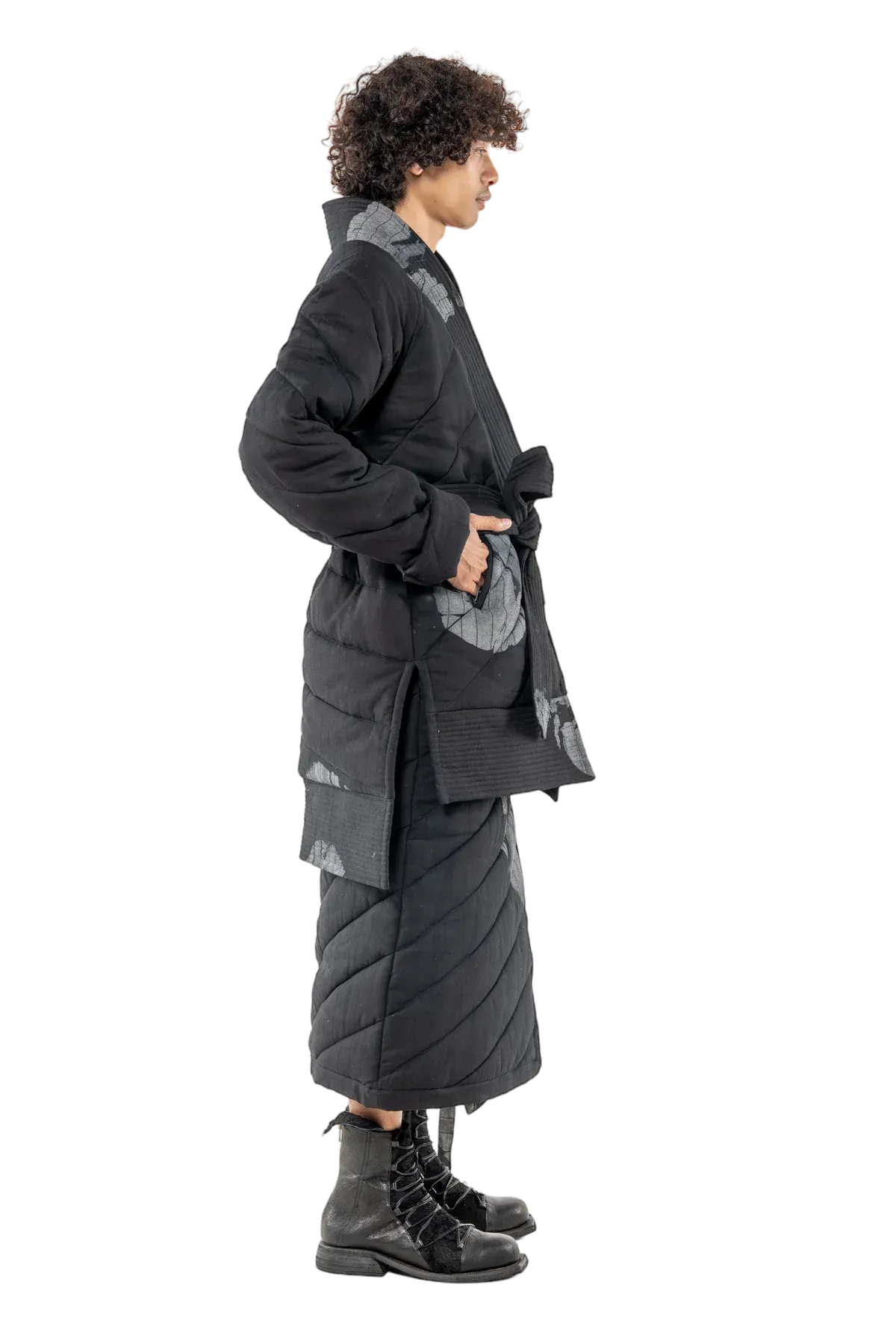 Yao puffer kimono jacket