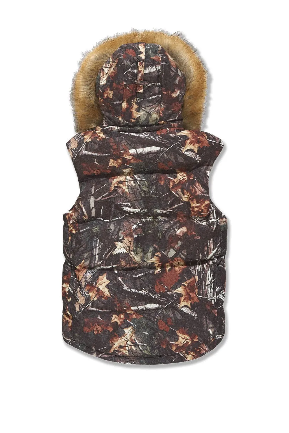 Yukon Fur Lined Puffer Vest (Real Tree)