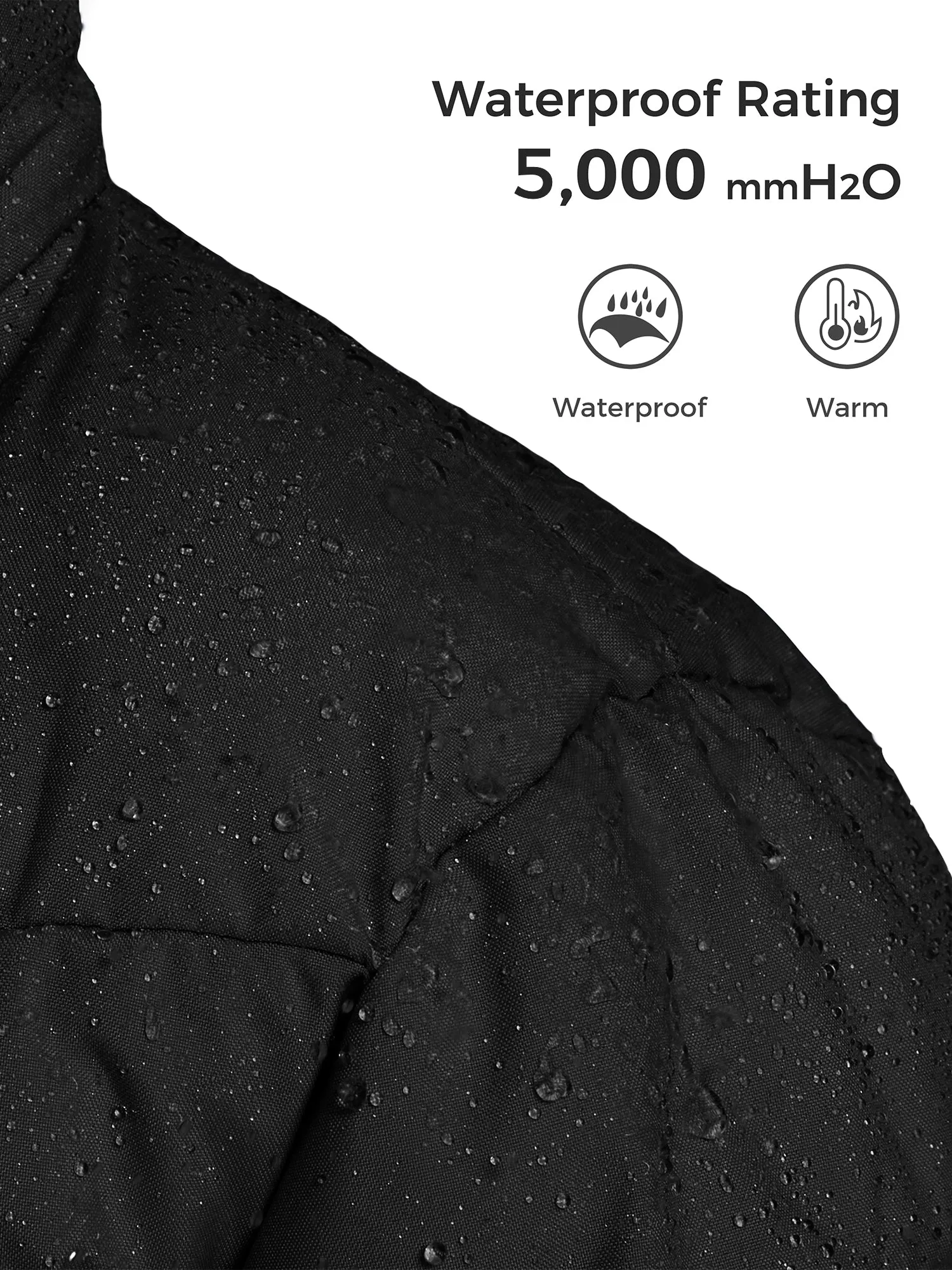 ZSHOW Boy's Jacket Quilted Winter Coat Water Resistant Windproof Puffer Jacket with Hood