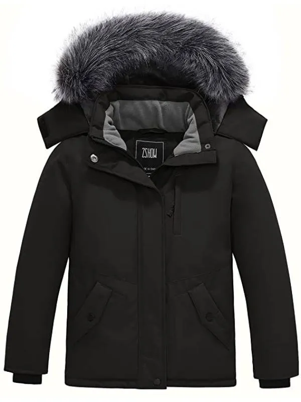 ZSHOW Girls' Padded Winter Coat