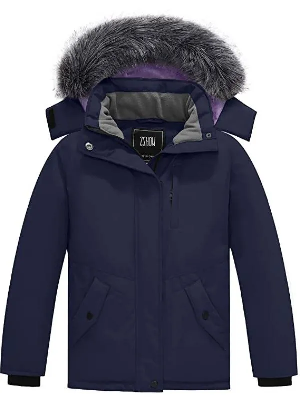 ZSHOW Girls' Padded Winter Coat